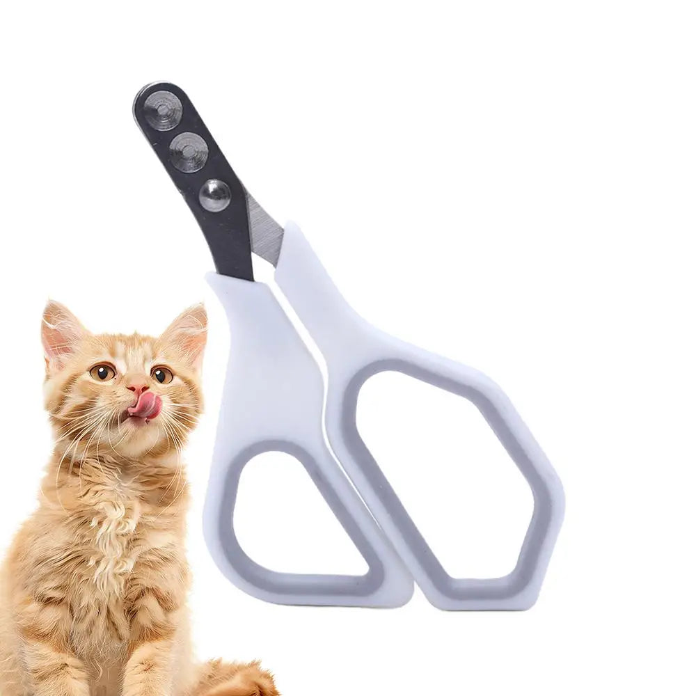 Claw Trimmer For Cats Small Cat Nail Cutter Pet Clipping Scissors Pet Grooming Accessories For Kittens Small Animals Bunnies