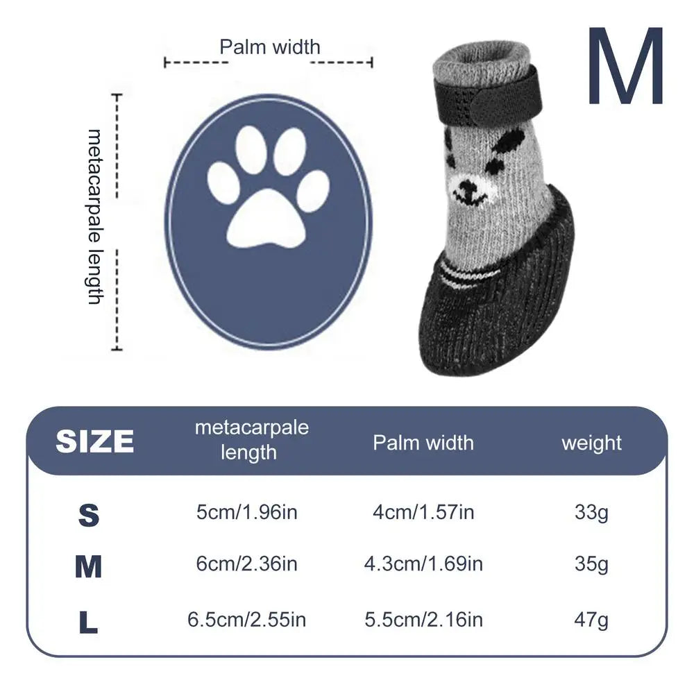 Waterproof Dog Shoes Non Slip Puppy Shoes Breathable Dog Booties Dog Adjustable Strap Paw Protector For Hot Pavement Snowy Day