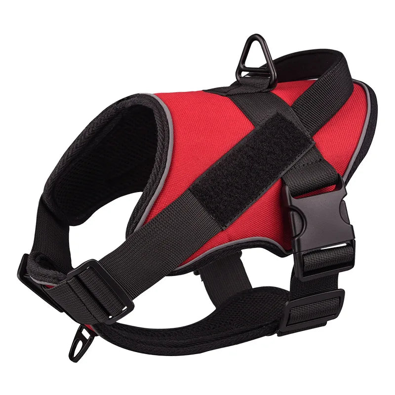 Breathable Adjustable Pet Harness Chest Strap Vest Reflective Dog Harness Pet Walking Training Harness Vest For Medium Large Dog