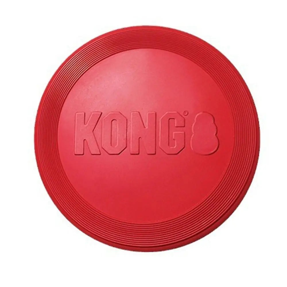 2024 Durable Kong Dog Toys Safer Healthy Activity Kong Flyer Outdoor Rubber Flying Disc