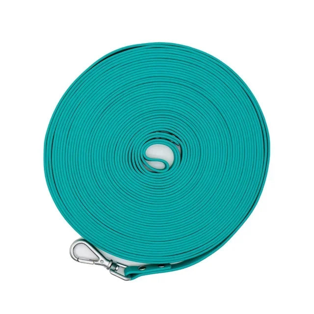 Waterproof dog leash Long PVC Leashes Easy to clean Traction rope Lead For Small Medium Large big Dogs 1.5m 3m 5m 10m 15m 20m