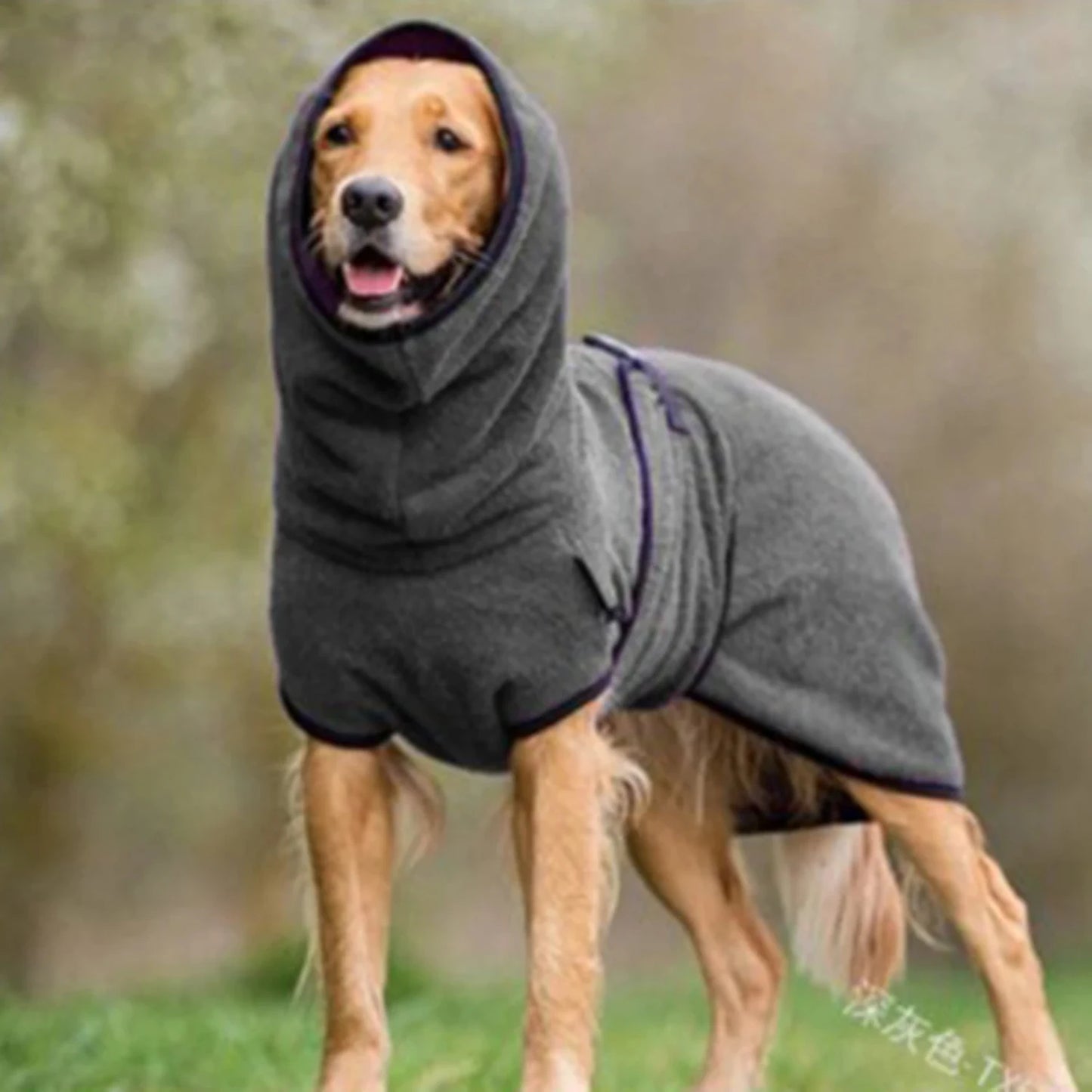 Dog Winter Coat  Whippet, Greyhound Cosy Fleece , Jacket Lurcher and Clothe with Warm Lining, Adjustable Band M