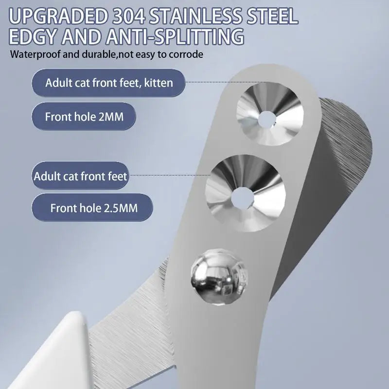 Claw Trimmer For Cats Small Cat Nail Cutter Pet Clipping Scissors Pet Grooming Accessories For Kittens Small Animals Bunnies