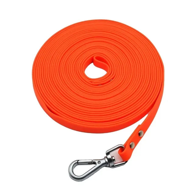 Waterproof dog leash Long PVC Leashes Easy to clean Traction rope Lead For Small Medium Large big Dogs 1.5m 3m 5m 10m 15m 20m