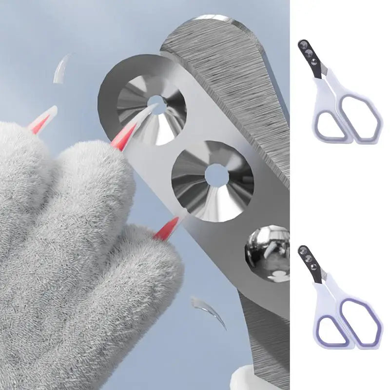 Claw Trimmer For Cats Small Cat Nail Cutter Pet Clipping Scissors Pet Grooming Accessories For Kittens Small Animals Bunnies