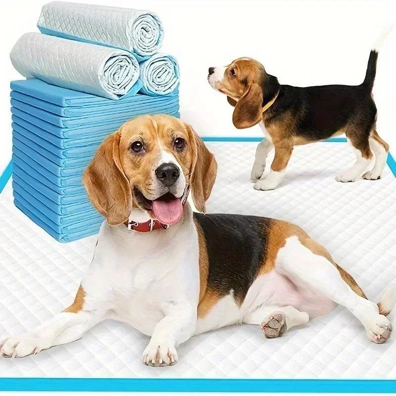 Disposable Pet Diaper Pads, Strong Suction & Deodorizing, 20/40/50/100pcs for Dog Training & Care