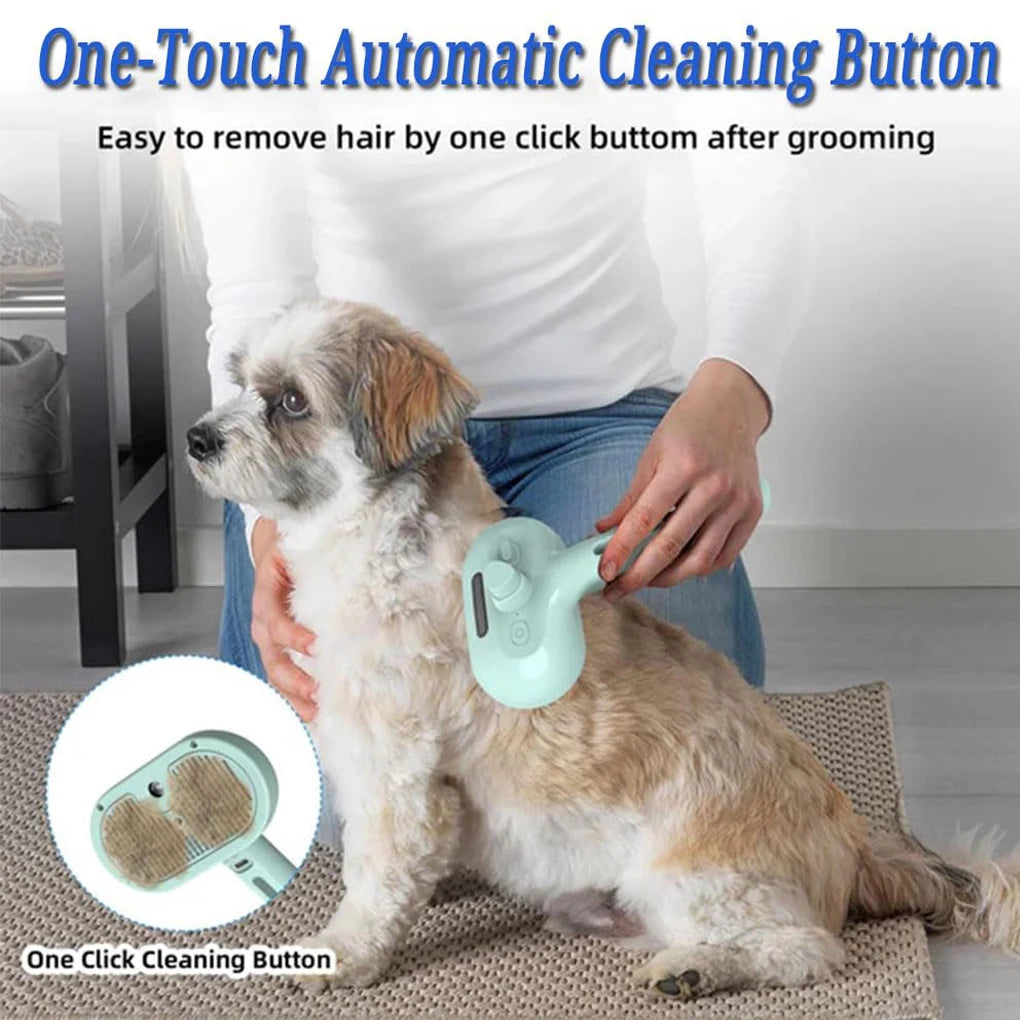 Steam Spray Dog Grooming Brush Unique Steam Brush For Dogs Luxury Grooming Brush Dog Steam Brush C
