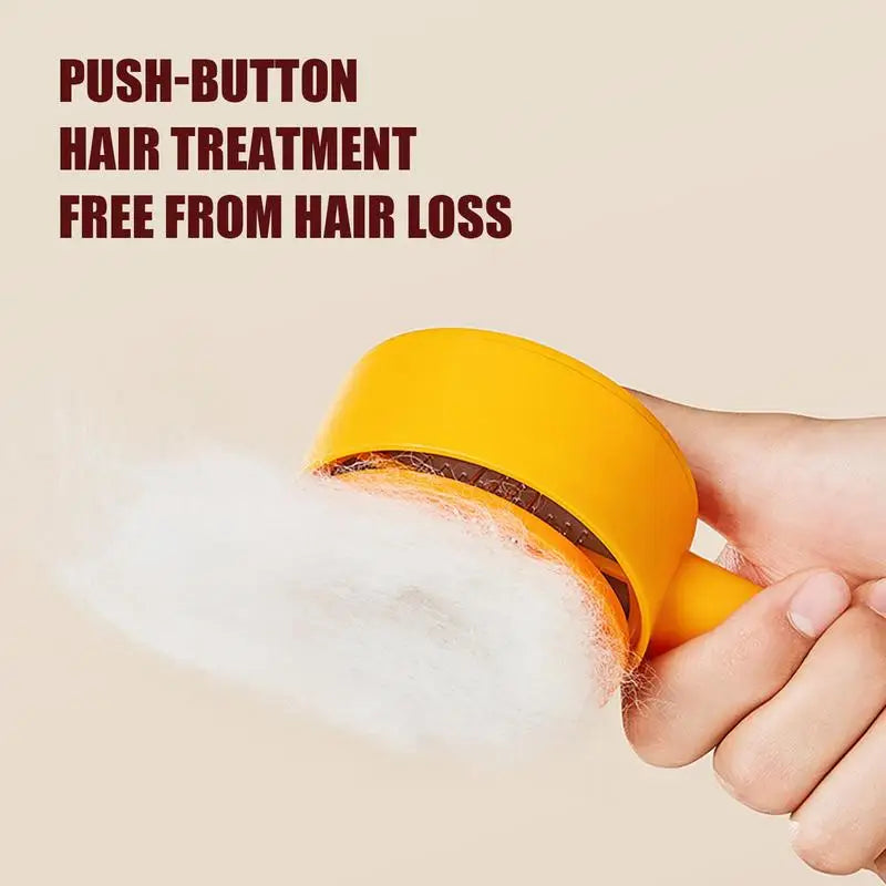 Pet Hair Removal Comb Cat Brush Self Cleaning Slicker Brush For Cats Dogs Hair Remover Scraper Pet Grooming Tool Cat Accessories