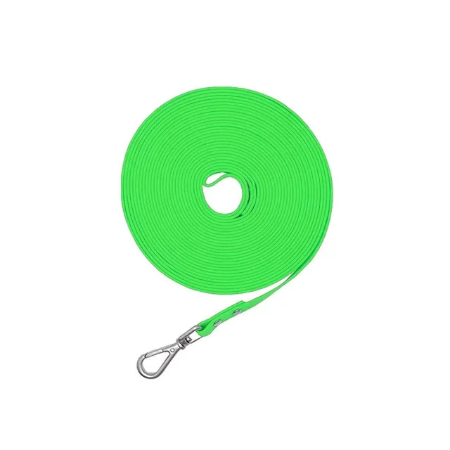 Waterproof dog leash Long PVC Leashes Easy to clean Traction rope Lead For Small Medium Large big Dogs 1.5m 3m 5m 10m 15m 20m