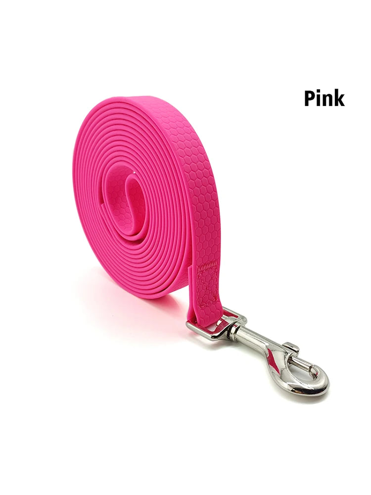Waterproof PVC Dog Leash 3M 5M Durable Long Strap Small Big Pet Lead Rope 3 5 Meters Cat Walking Line Outdoor Supplies