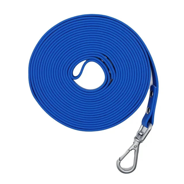 Waterproof dog leash Long PVC Leashes Easy to clean Traction rope Lead For Small Medium Large big Dogs 1.5m 3m 5m 10m 15m 20m
