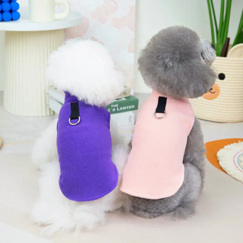 Pet Dog Clothes Warm Soft Thicken Dog jacket Winter Fleece For Small Middle Dogs coat Chihuahua French Bulldog Clothes
