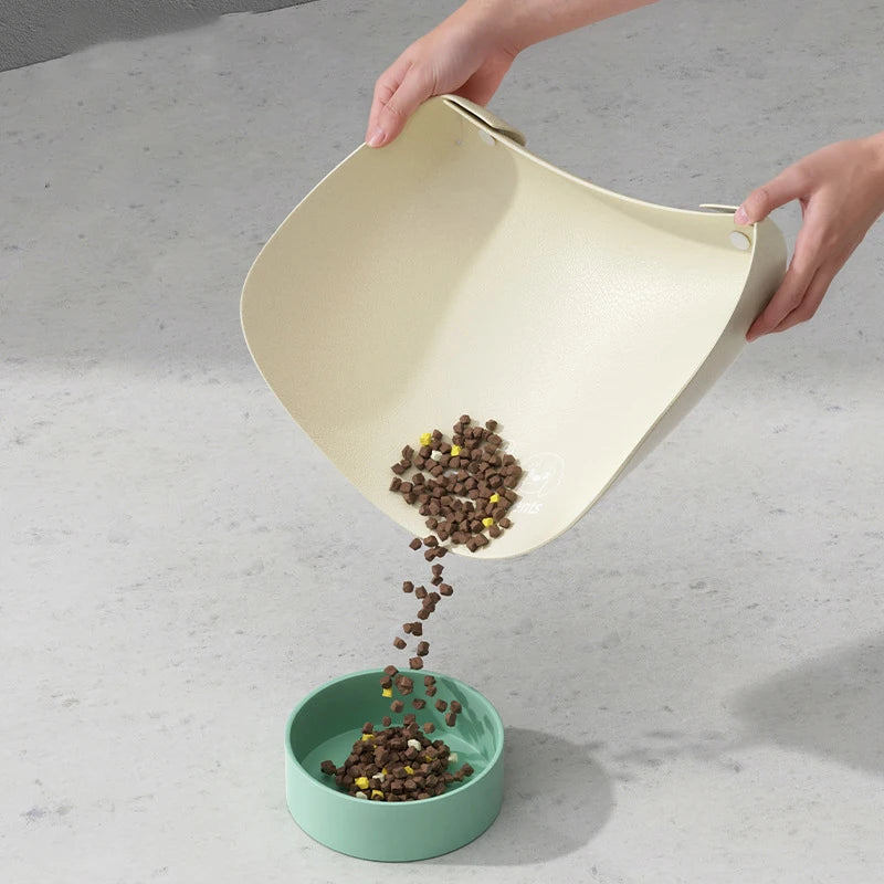 Pet Feeding Mat Half-surrounding Pet Placemat for Cats Dogs Non-Slip Dog Feeding Mat Cat Placemat Pet Bowl Pad Pet Supplies