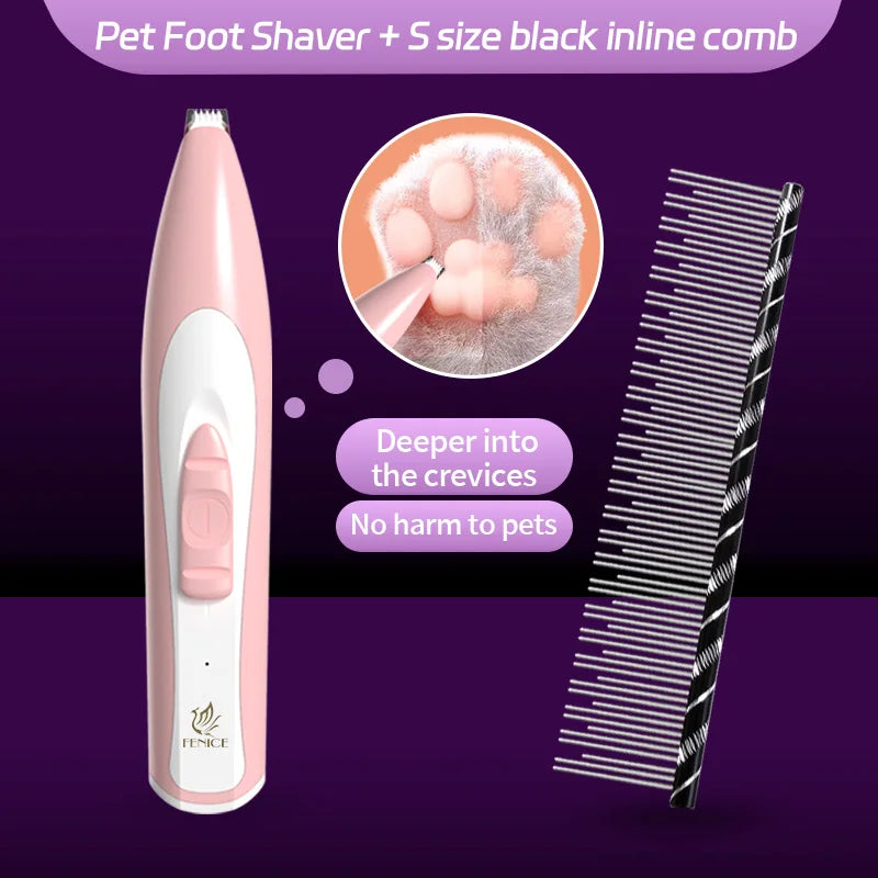 Fenice Professional Cat Grooming Comb Groomer For Pet Groomer Pets Combs Hairbrush Tapered Stainless Steel Pins Cat Hair Care