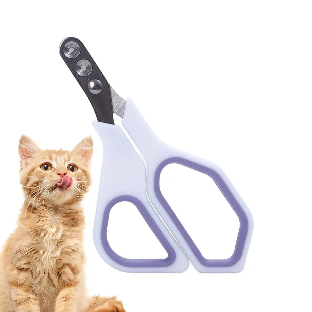 Claw Trimmer For Cats Small Cat Nail Cutter Pet Clipping Scissors Pet Grooming Accessories For Kittens Small Animals Bunnies