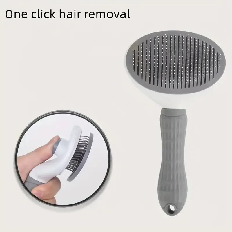 Quick Hair Removal Comb for Cats & Dogs - 1pc Instant Grooming Tool for Efficient Pet Hair Cleaning