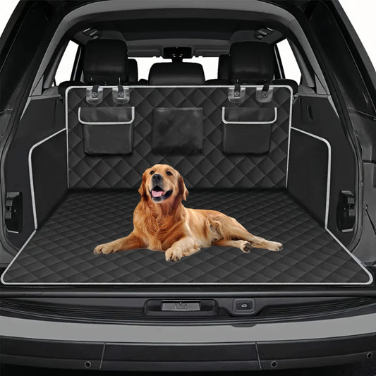 SUV Cargo Liner For Dogs, Waterproof Pet Cargo Cover Dog Seat Mat For SUVs With Bumper Flap Protector, Non-Slip, Large Size