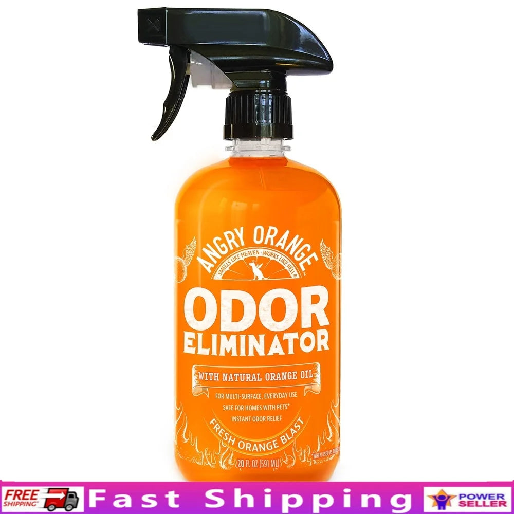 Ready to Use Pet Odor Eliminator Dogs Cats Natural Citrus Cleaner Urine Stain Remover Carpet Deodorizer Fresh Orange Scent