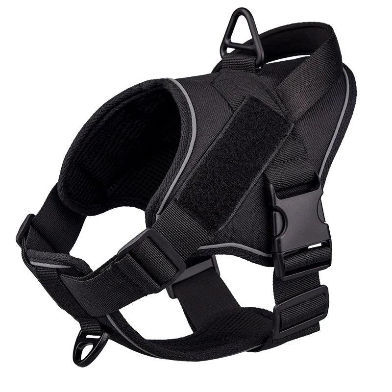 Breathable Adjustable Pet Harness Chest Strap Vest Reflective Dog Harness Pet Walking Training Harness Vest For Medium Large Dog