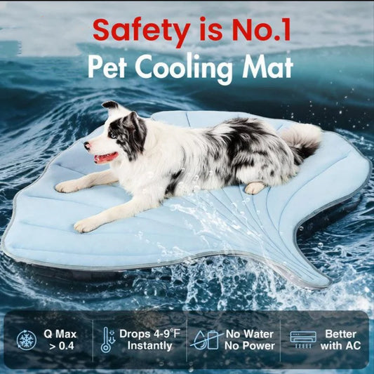 Cool pet Mat Eco-friendly Cooling Pad for Large Dog Pet Cooling Mats for Dog bed & Cat house Use in Crate Tunk Camping Outdoor