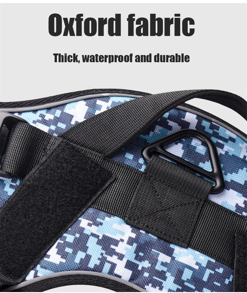 Breathable Adjustable Pet Harness Chest Strap Vest Reflective Dog Harness Pet Walking Training Harness Vest For Medium Large Dog