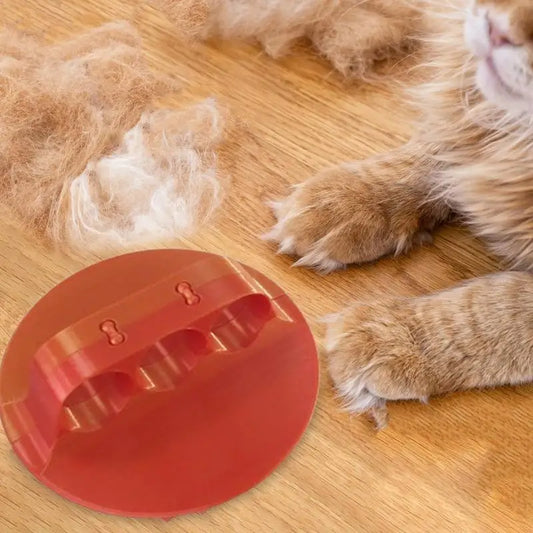 Cat Grooming Comb Dog Combs For Grooming 3D Printing Material Pet Massage Brush With Knuckle Handle Pet Body Cleaning Brush