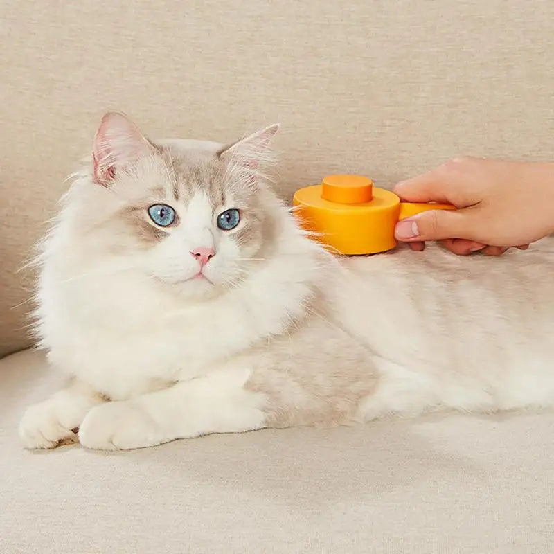 Pet Hair Removal Comb Cat Brush Self Cleaning Slicker Brush For Cats Dogs Hair Remover Scraper Pet Grooming Tool Cat Accessories
